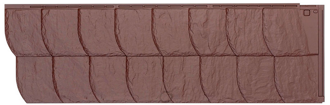 Produktbild von Vorhangfassade Zierer Schiefer Bogenschnitt